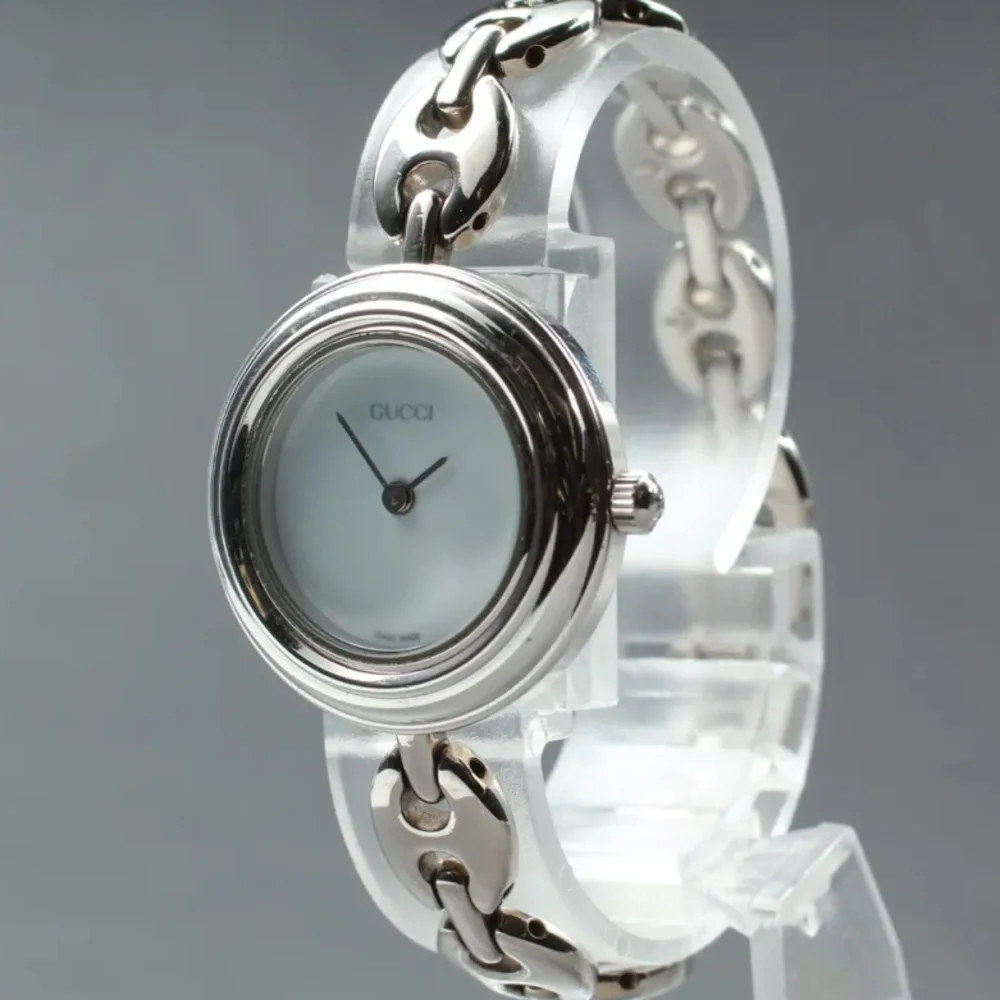 Gucci Silver Bracelet Watch Collectible